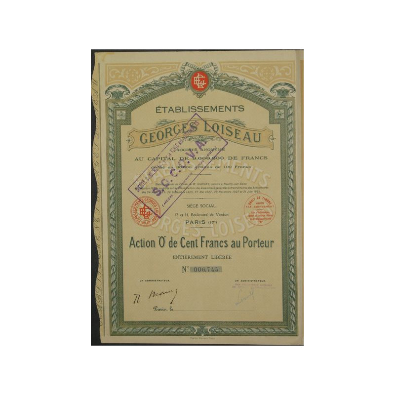 Ets Georges Loiseau (ventes automobiles)