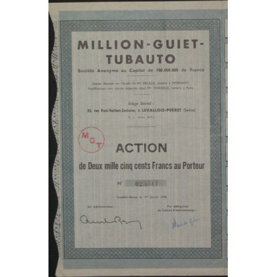 Million-Guiet-Tubauto (Act 2500 F)