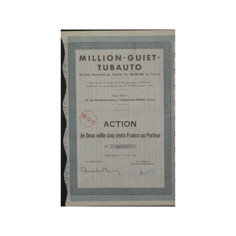 Million-Guiet-Tubauto (Act 2500 F)
