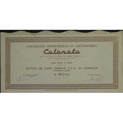 Coloniale Industrielle et Automobile Colonoto