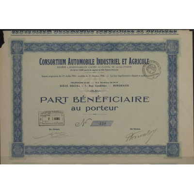 Consortium Automobile Industriel et Agricole