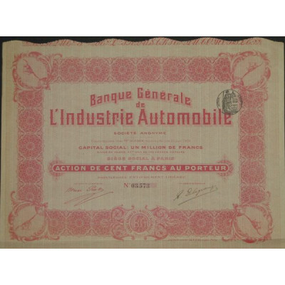 Banque Générale de l'Industrie Automobile