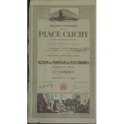 Grands Magasins de la Place Clichy (Act 250 F)