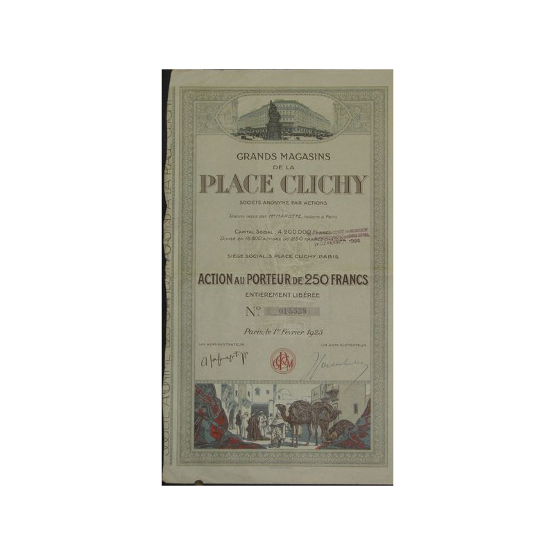 Grands Magasins de la Place Clichy (Act 250 F)