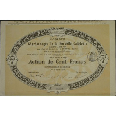 Sté des Charbonnages de la Nouvelle-Calédonie