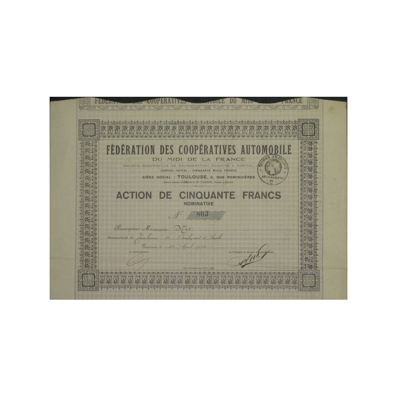 Fédération des Coopératives Automobiles du Midi de la France