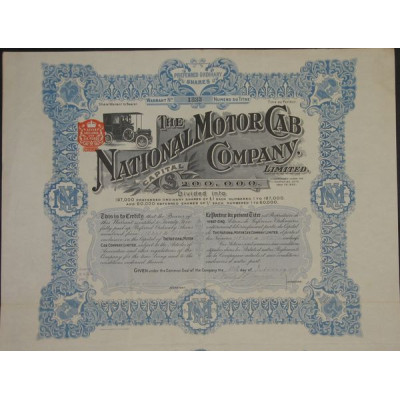 The National Motor Cab Cy Ltd (25 Act)