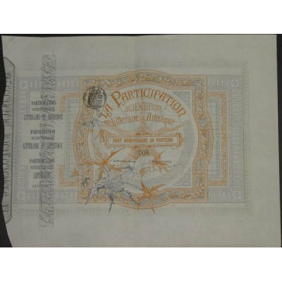 La Participation Scientifique Littéraire et Artistique