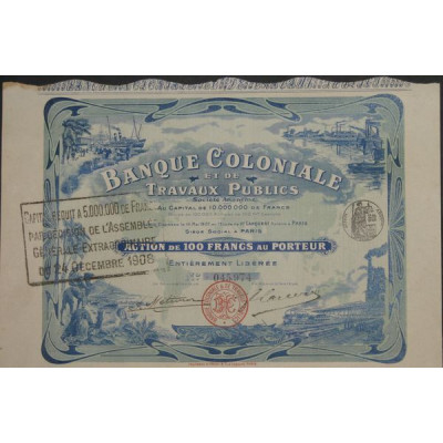 Banque Coloniale et de Travaux Publics