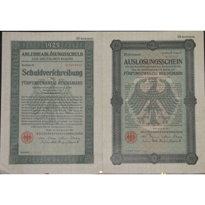 Anleiheablösungsschuld des Deutschen Reischs (25 Rm)