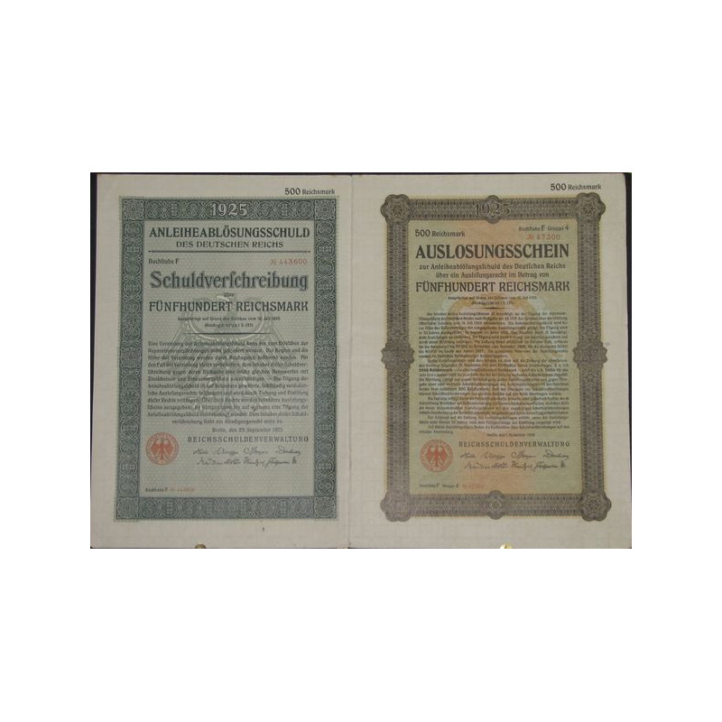 Anleiheablösungsschuld des Deutschen Reischs (500 Rm)