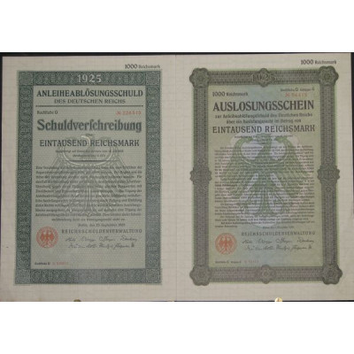 Anleiheablösungsschuld des Deutschen Reischs (1000 Rm)