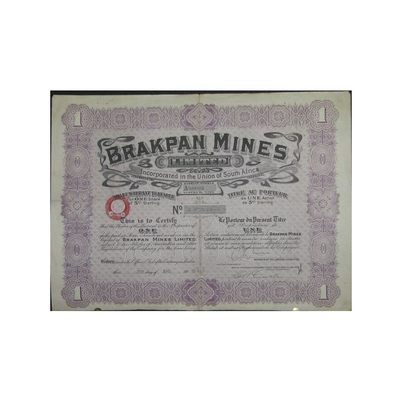 Brakpan Mines Ltd (1 Act)