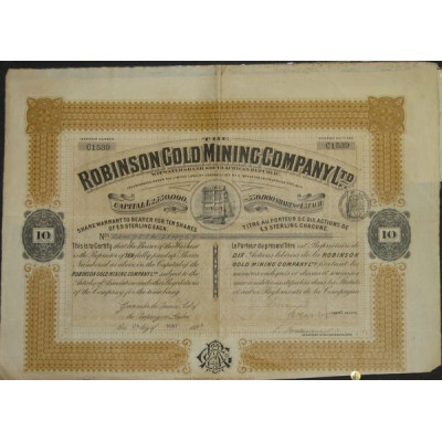 The Robinson Gold Mining Cy Ltd
