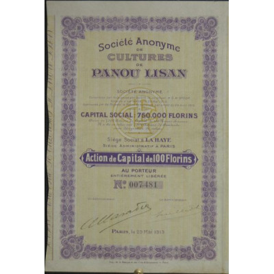 S.A. de Cultures de Panou Lisan (Capital)