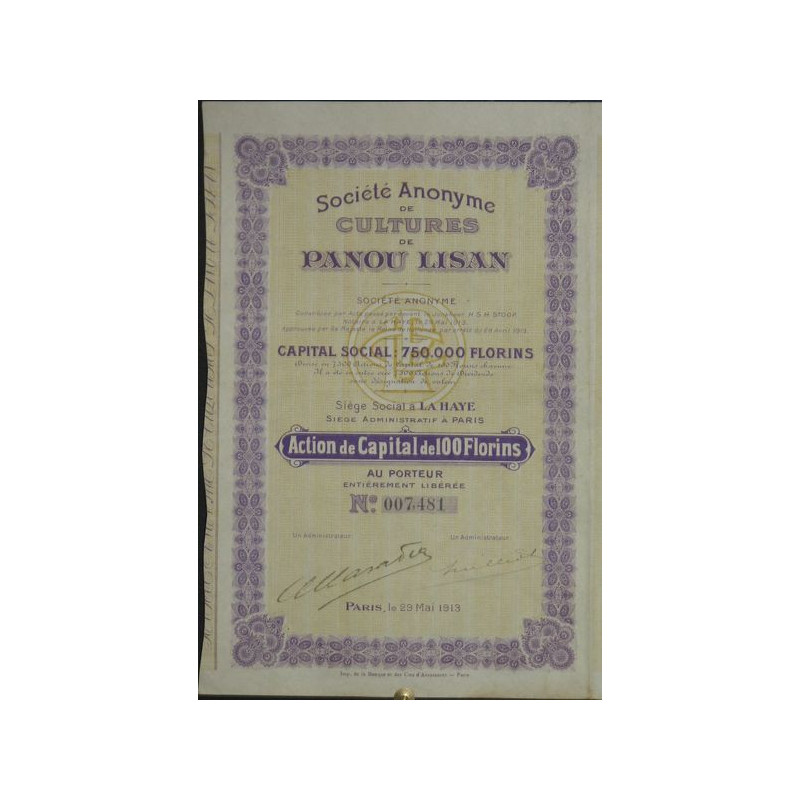 S.A. de Cultures de Panou Lisan (Capital)
