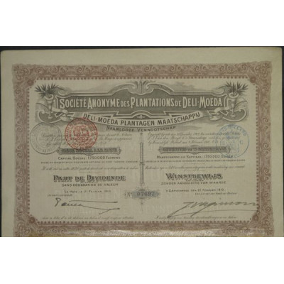 S.A. des Plantations de Deli-Moeda