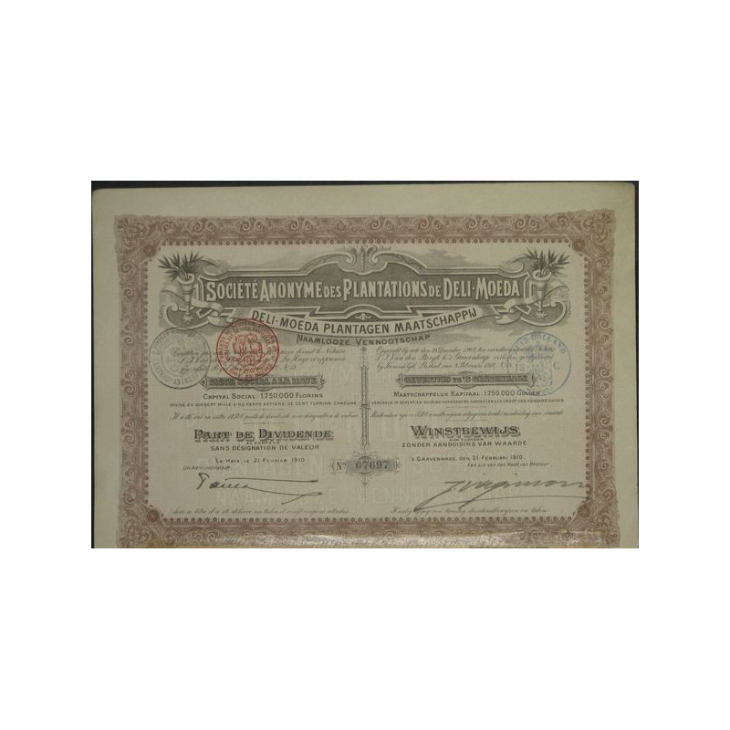 S.A. des Plantations de Deli-Moeda