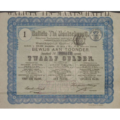 Galicia Tin Maatschappij (1 Act)