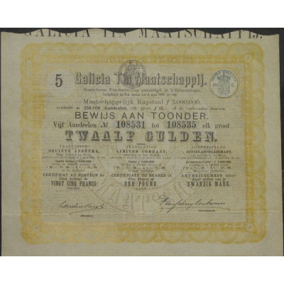 Galicia Tin Maatschappij (5 Act)