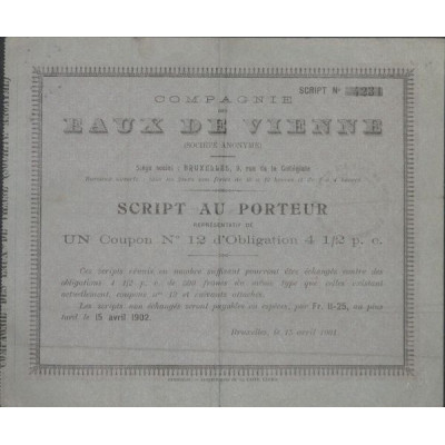 Cie des Eaux de Vienne