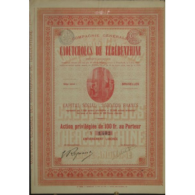 Cie Gale des Caoutchouc de Térébenthine