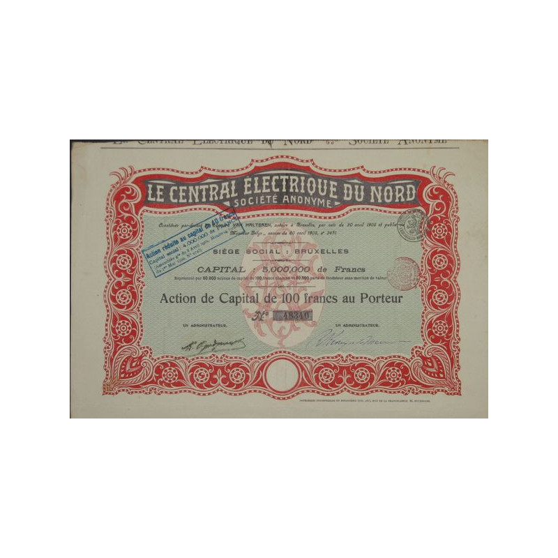 Le Central Electrique du Nord (Act Cap)