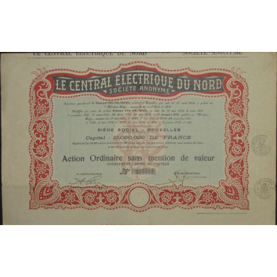 Le Central Electrique du Nord (Act Ordin)