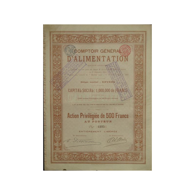 Comptoir Général d'Alimentation (Act)