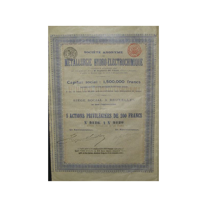 S.A. de Métallurgie Hydro-Electrochimique