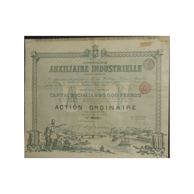 Cie Auxiliaire Industrielle (Act)