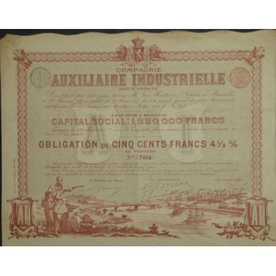 Cie Auxiliaire Industrielle (Obl)