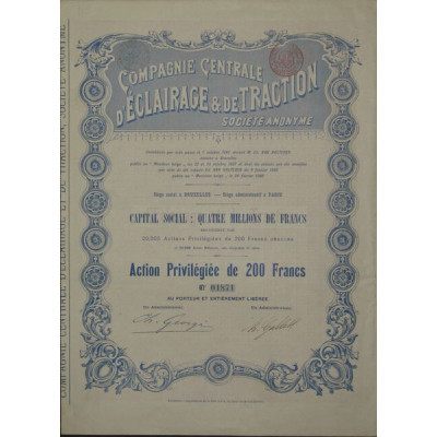 Cie Centrale d'Eclairage et de Traction