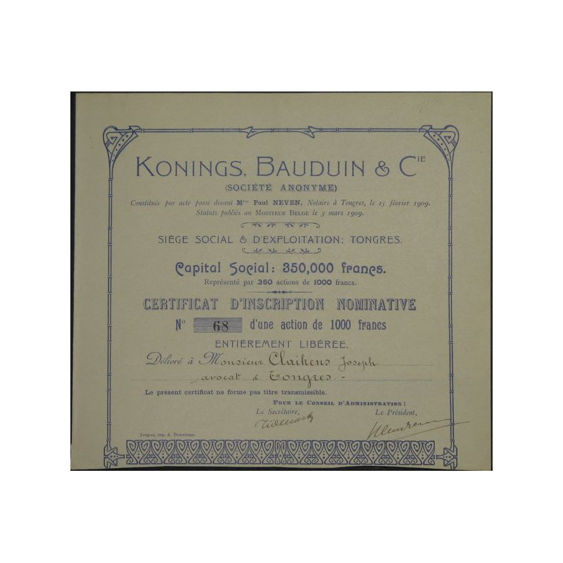 Konings Bauduin & Cie