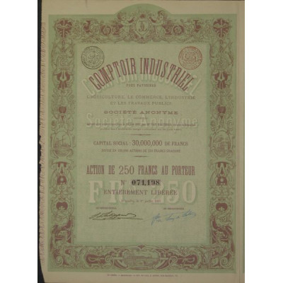 Comptoir Industriel pour Favoriser l'Agriculture le Commerce l'Industrie et les Travaux Publics