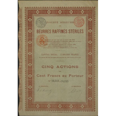 S.A. des Beurres Raffinés Stériles