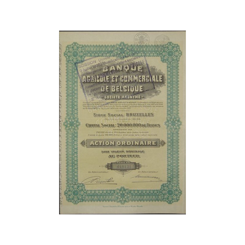 Banque Agricole et Commerciale de Belgique