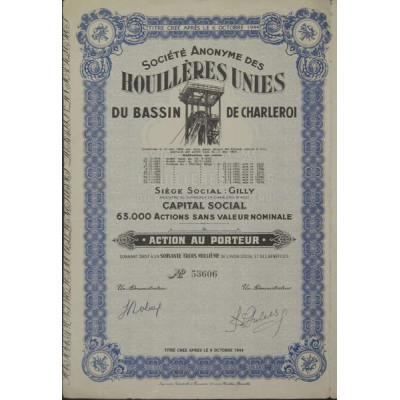 S.A. des Houillères Unies du Bassin de Charleroi
