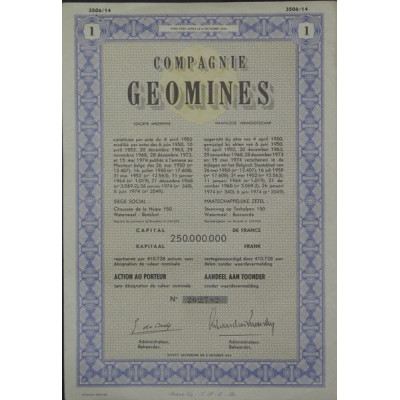 Cie Geomines