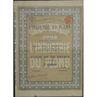 Cie Franco-Belge pour l'Industrie du Plomb (Act)