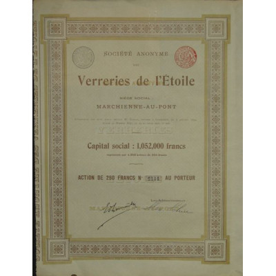 S.A. des Verreries de l'Etoile