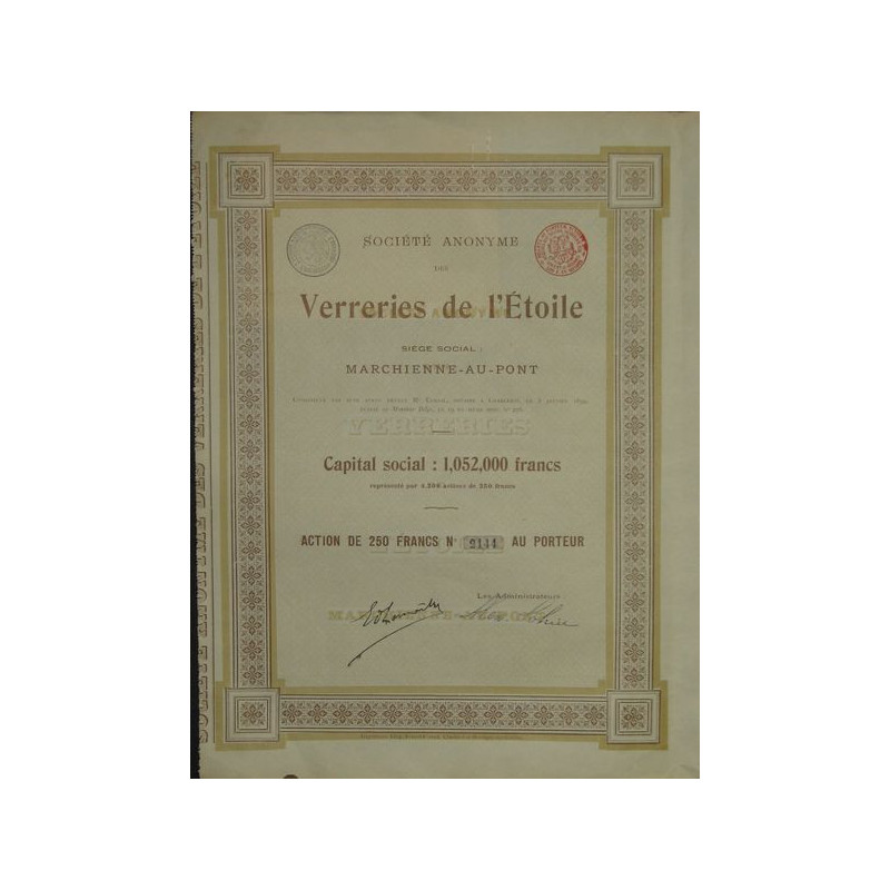 S.A. des Verreries de l'Etoile