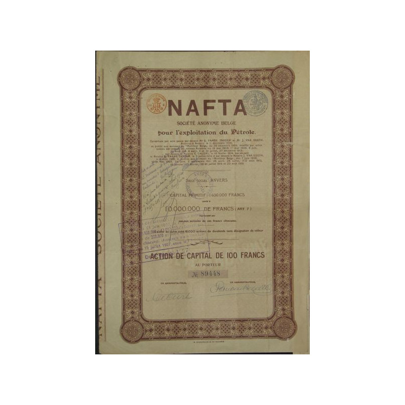 NAFTA - S.A. Belge pour l'Exploitation du Pétrole