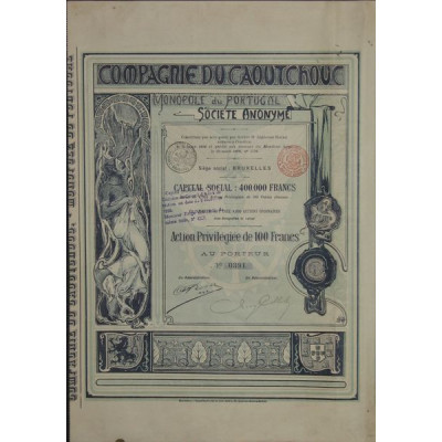 Cie du Caoutchouc - Monopole du Portugal