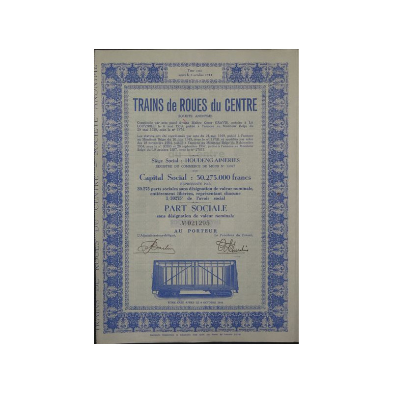 Trains de Roues du Centre