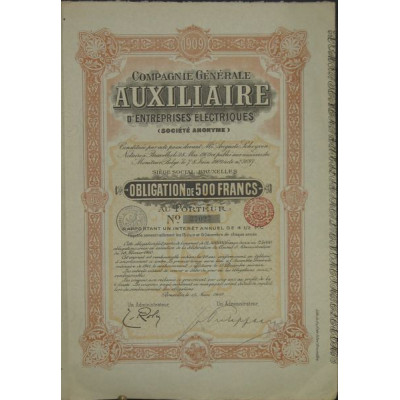 Cie Gale Auxiliaire d'Entreprises Electriques