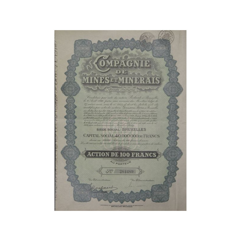 Cie de Mines et Minerais