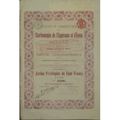 S.A. des Charbonnages de l'Espérance et d'Envoz