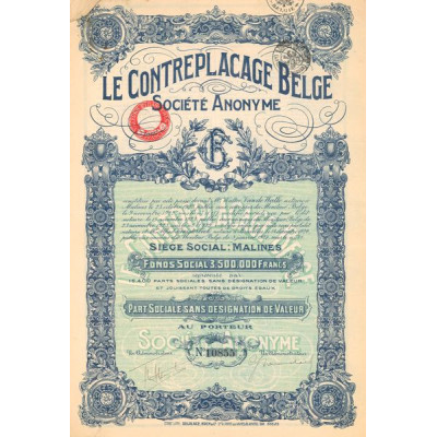 Le Contreplacage Belge (Part Social)