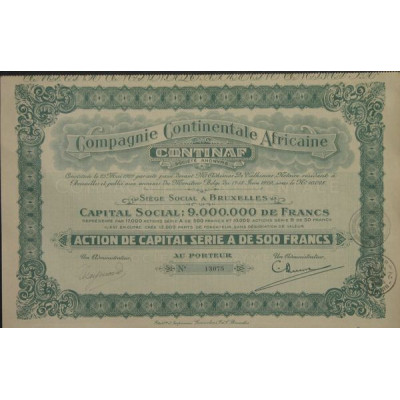 Cie Continentale Africaine